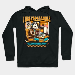 I Are Programmer Opposum Hoodie